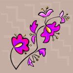 Flowers Background 3 Clip Art