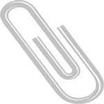 Paper Clip 01 Clip Art