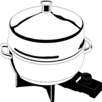 Frying Pan - Electric 1 Clip Art