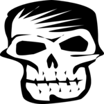 Skull 05 Clip Art