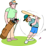 Teeing Off Clip Art