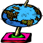 Globe 2 Clip Art