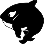 Whale - Hunched Clip Art