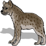 Hyena 7 Clip Art