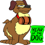 Year of the Dog Clip Art