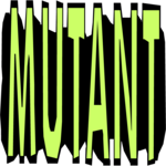 Mutant - Title Clip Art