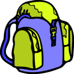 Backpack 09 Clip Art
