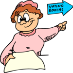 Voting Booths Clip Art