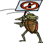 Insect Protesting Clip Art
