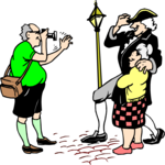 Tourists 1 Clip Art