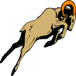 Ram Leaping 1 Clip Art