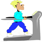 Treadmill 06 Clip Art