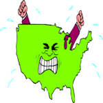 USA - Frustrated Clip Art
