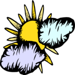 Sun & Clouds 26 Clip Art