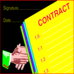 Contract 3 Clip Art