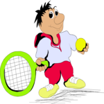 Tennis 031 Clip Art