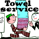 Towel Service Clip Art