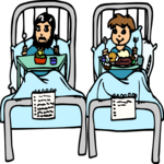 Hospital Roommates Clip Art