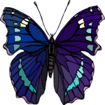 Butterfly 125 Clip Art