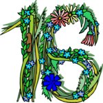 Flowery 16 Clip Art