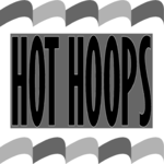 Hot Hoops Heading Clip Art