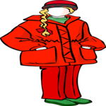 Girl Wearing Jacket 5 Clip Art