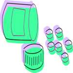 Pills - Bottle 8 Clip Art