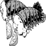 Lobster Tail Clip Art