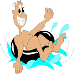 Innertubing 1 Clip Art