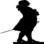 Man with Sword 1 Clip Art