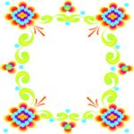 Flower Frame 24 Clip Art