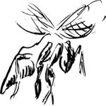 Flying Insect 2 Clip Art