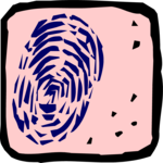 Fingerprint 06 Clip Art