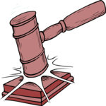 Gavel 08 Clip Art