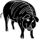Pig 09 Clip Art