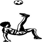 Soccer - Player 06 Clip Art