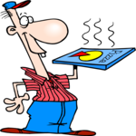Pizza Delivery Guy 1 Clip Art