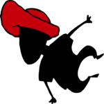 Red Hat Dancer Clip Art