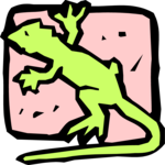 Lizard 02 Clip Art