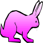 Rabbit 13 Clip Art