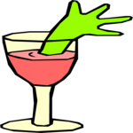 Arm in Wine Clip Art