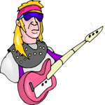 Guitarist 88 Clip Art