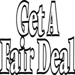 Get a Fair Deal Clip Art