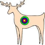 Target - Deer Clip Art