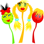 Lollipops Smiling Clip Art