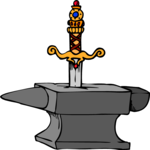 Sword in Stone 3 Clip Art