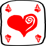 Ace of Hearts 2 Clip Art
