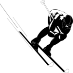 Skier 18 Clip Art