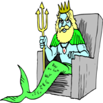 Neptune on Throne