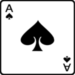 Ace of Spades Clip Art